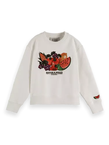 Relaxed-fit fruit artwork sweatshirt - Größe 8 - Multicolor - Mädchen - Sweatshirthirt - Scotch & Soda