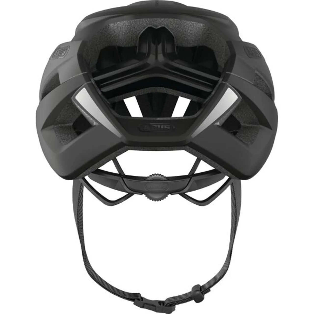 Rennradhelm ABUS "STORMCHASER" Helme Gr. L Kopfumfang: 59 cm - 61 cm, schwarz (velvet black) Fahrradhelme