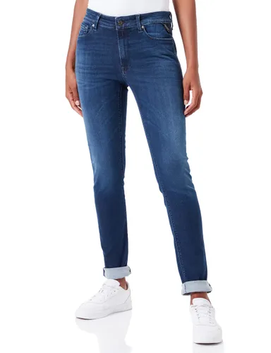 Replay Damen Jeans Luzien Skinny-Fit Hyperflex Hyper Cloud