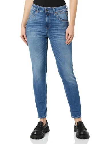 Replay Damen Jeans Marty Regular-Fit X-Lite mit Stretch