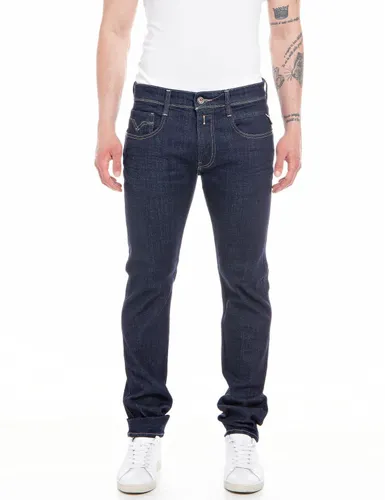 Replay Herren Jeans Anbass Slim-Fit Aged mit Power Stretch