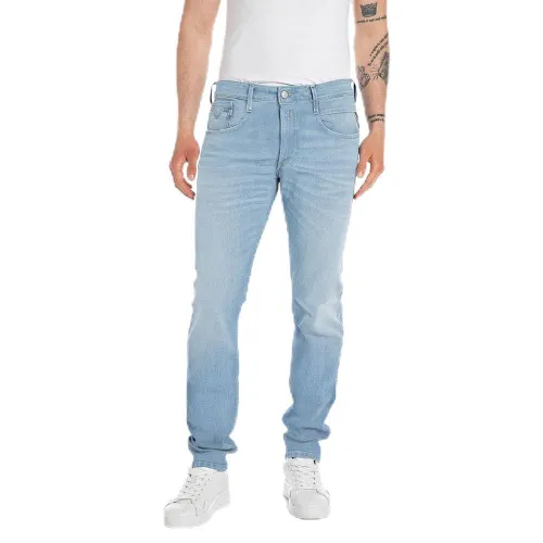 Replay Herren Jeans Anbass Slim-Fit Bio