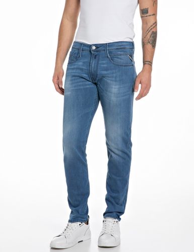 Replay Herren Jeans ANBASS - Slim Fit - Blau - Medium Blue Denim