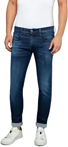 Replay Herren Jeans Anbass Slim-Fit Hyperflex Cloud mit