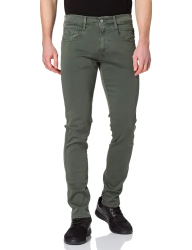 Replay Herren Jeans Anbass Slim-Fit Hyperflex Colour X-Lite