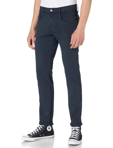 Replay Herren Jeans Anbass Slim-Fit Hyperflex Colour X-Lite