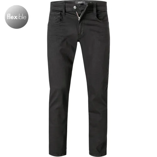Replay Herren Jeans schwarz Baumwoll-Stretch