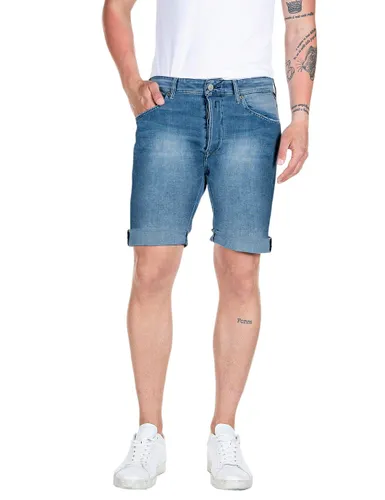 Replay Herren Jeans Shorts RBJ 901 Tapered-Fit mit Comfort