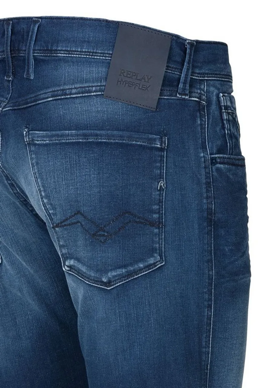 Replay Slim-fit-Jeans 11.5 OZ HYPERFLEX BRIGHT BLUE STR. DENIM
