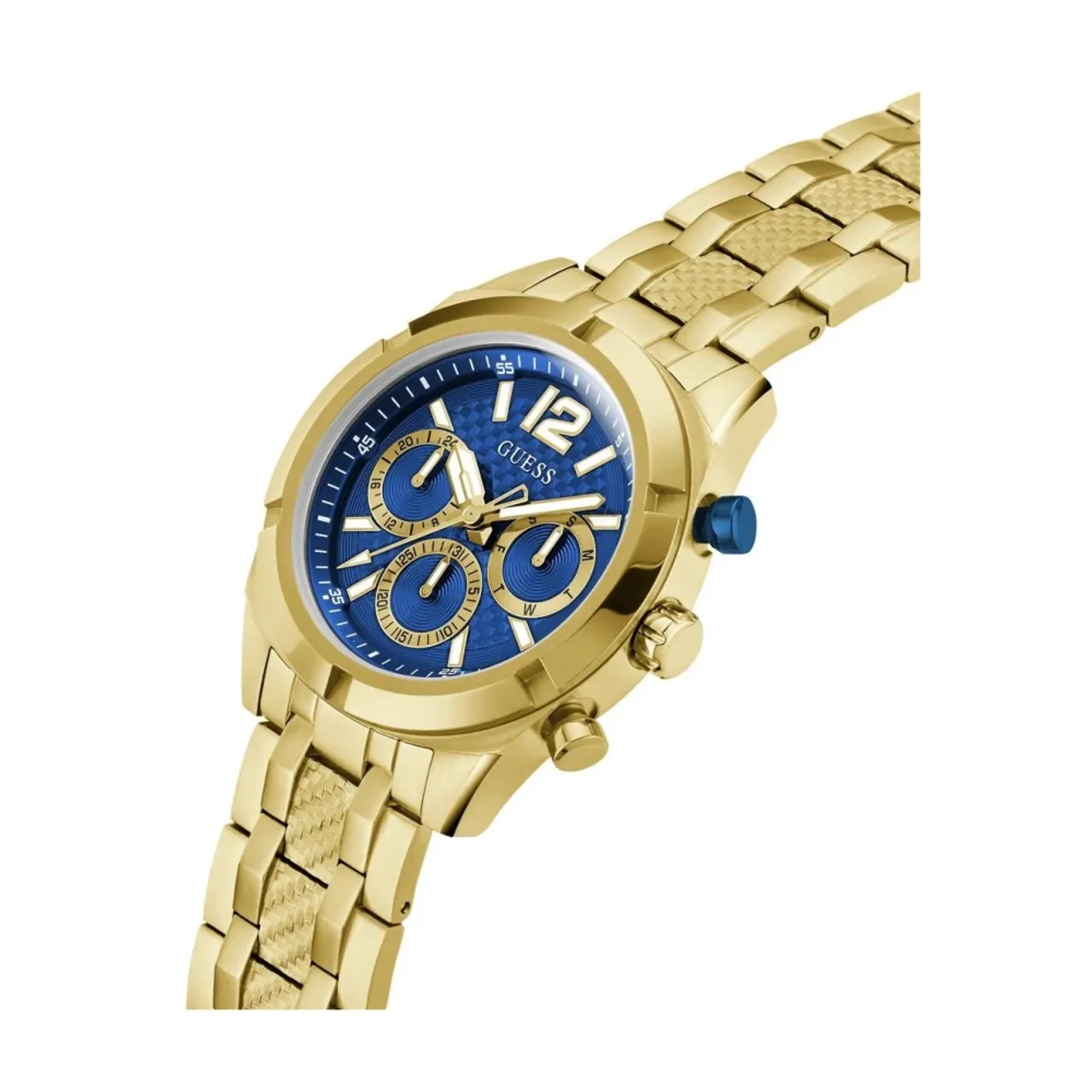 Resistance Multifunktionsuhr Gold Blau Guess
