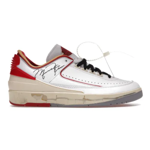 Retro Low Off-White White Red Sneakers Jordan
