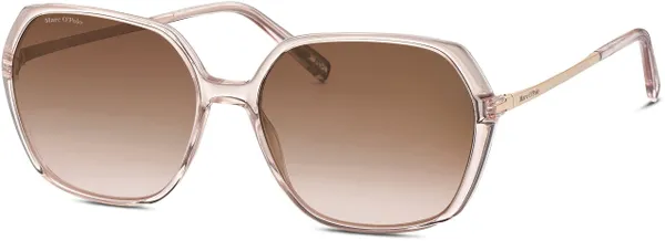 Retro Sonnenbrille MARC O'POLO "Modell 506189" rosa (rose, braun) Damen Brillen Retro Sonnenbrille