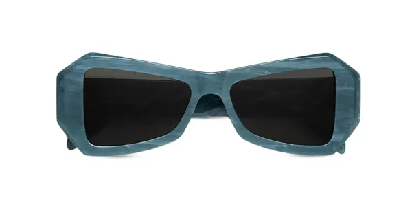 Retrosuperfuture TEMPIO BLUE MARBLE BJR Blaue Damen Sonnenbrillen