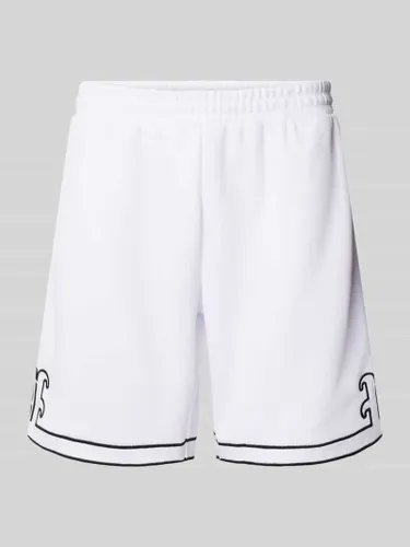 REVIEW Shorts mit elastischem Bund in Weiss
