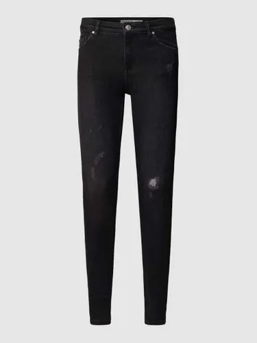 Review Skinny Fit Jeans mit Stretch-Anteil in Black