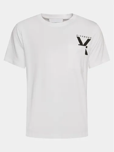 Richmond X T-Shirt Aubry UMP24048TS Weiß Regular Fit