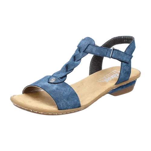 Rieker Bequeme Sandalen für Damen, blau