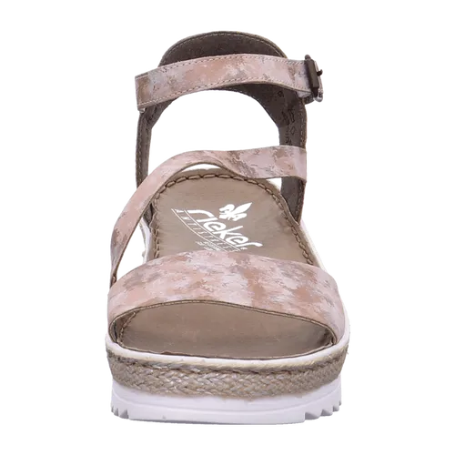 Rieker Komfort Sandalen für Damen, rosa