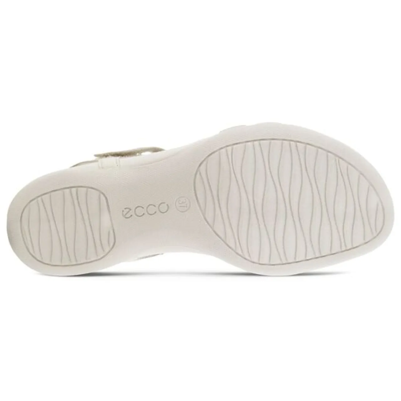 Riemchensandale ECCO "FLASH" Gr. 40, weiß (weiß, beige) Damen Schuhe Sandalen