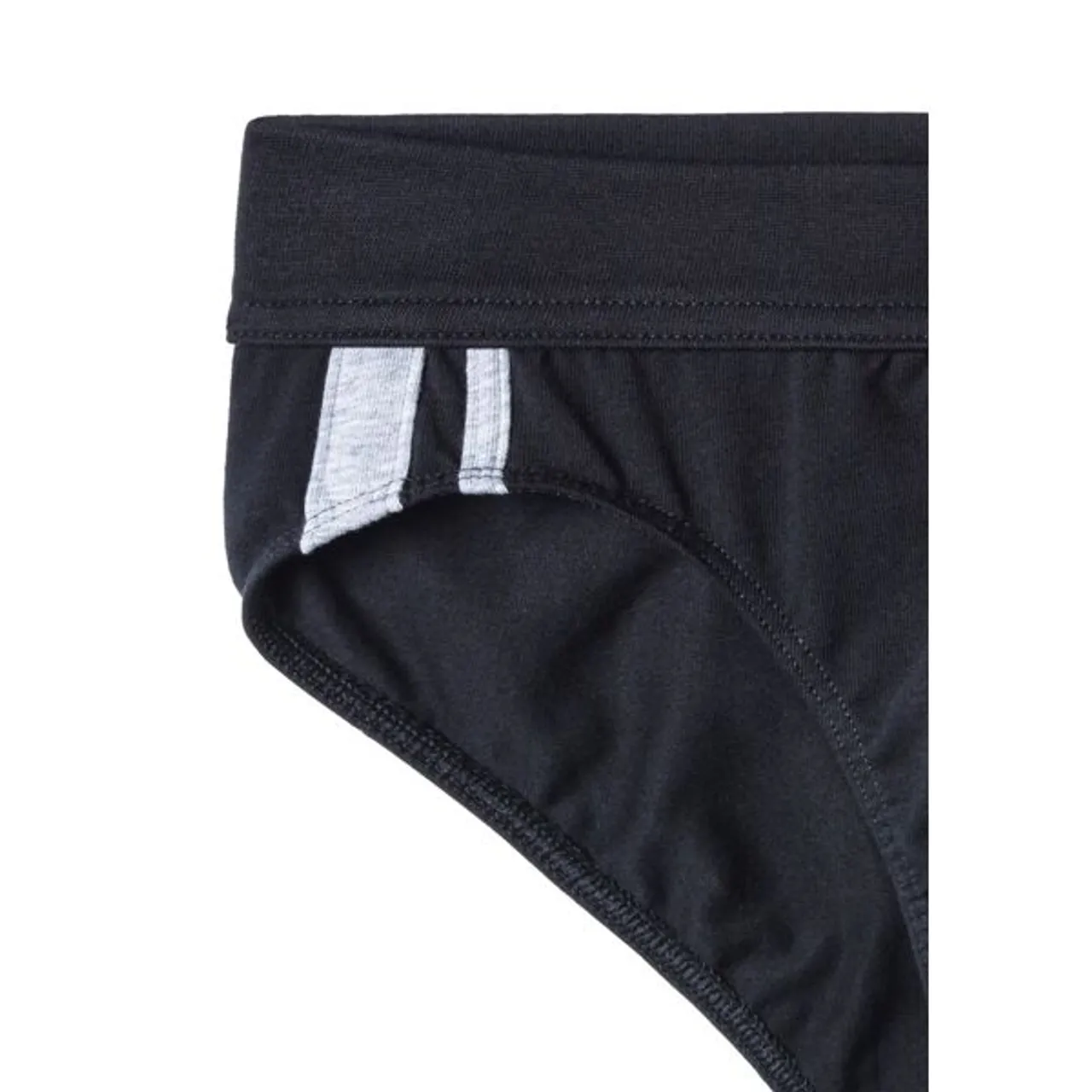 Rioslip SCHIESSER ""95/5"" Gr. 5 (M), schwarz (3 x schwarz) Herren Unterhosen Slips mit softem, tonalem Bund für höchsten Tragekomfort