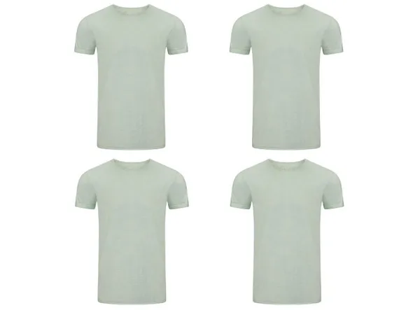 riverso T-Shirt RIVMatteo O-Neck (4-tlg) 100% Baumwolle