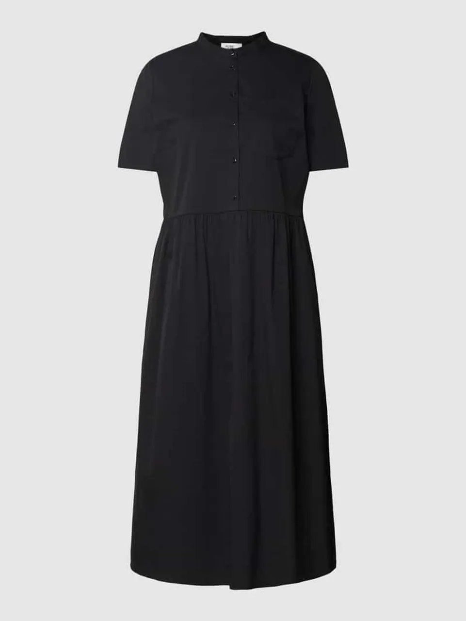 ROBE LÉGÈRE Blusenkleid mit Knopfleiste in Black