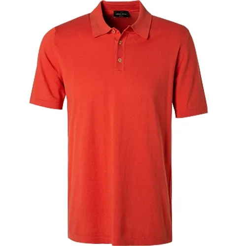 roberto collina Herren Polo-Shirt orange