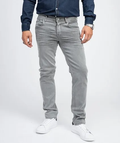 Rock Creek Regular-fit-Jeans Herren Jeans Regular Fit Grau RC-2097