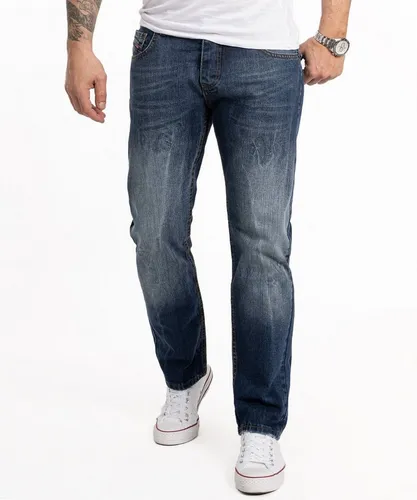 Rock Creek Regular-fit-Jeans Herren Jeans Stonewashed Blau RC-2357