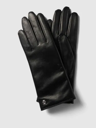 Roeckl Handschuhe aus Leder Modell 'CLASSIC WOOL' in Black