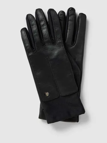 Roeckl Handschuhe in Leder-Optik Modell 'SPORTIVE TOUCH' in Black