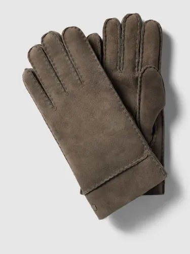 Roeckl Handschuhe mit Label-Detail in Mittelgrau