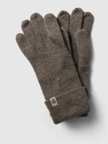 Roeckl Handschuhe mit Label-Detail in Taupe