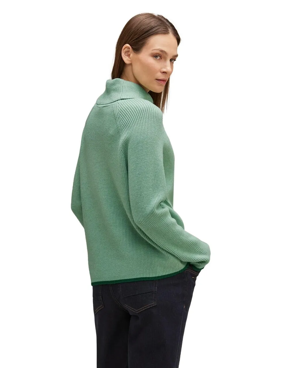 Rollkragenpullover LTD QR sweater with details