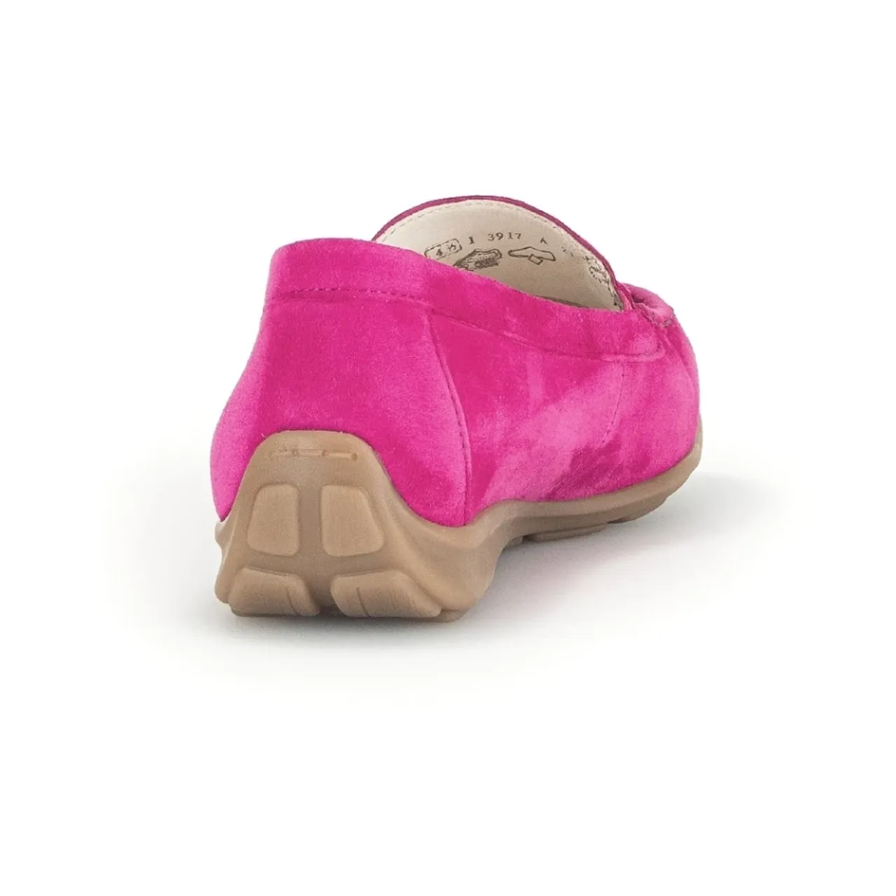 Rosa Damenloafer mit Optifit Fußbett Gabor