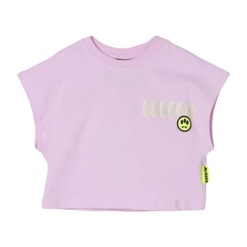 Rosa Mädchen T-Shirt mit Rückendruck Barrow