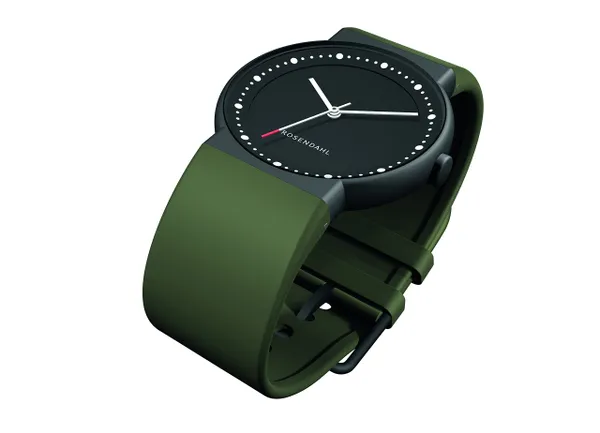 Rosendahl Herren Analog Quarz Smart Watch Armbanduhr mit PU