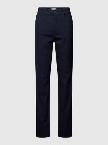 Rosner High Waist Jeans im 5-Pocket-Design Modell 'AUDREY1' in Dunkelblau