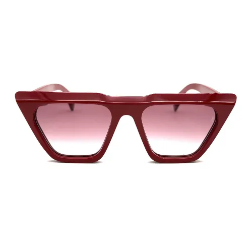 Rote Sonnenbrille für Frauen - Stilvolles Zubehör Jacques Marie Mage