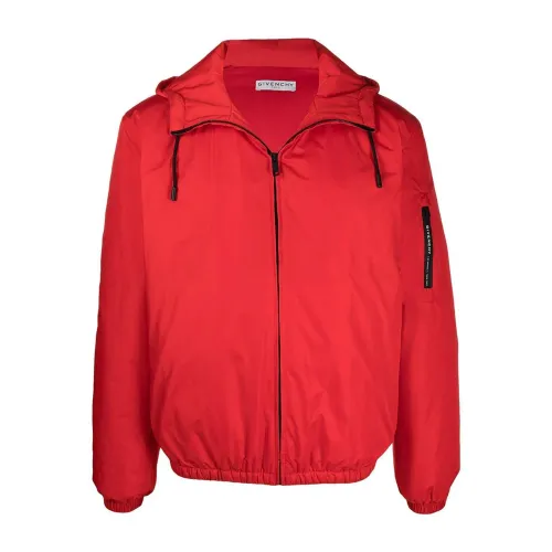 Rote Windbreaker Jacke für Herren Givenchy