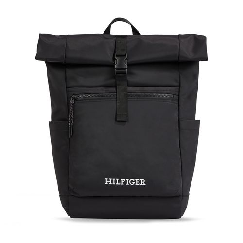 Rucksack Tommy Hilfiger Th Monotype Rolltop Backpack AM0AM11549 Black BDS