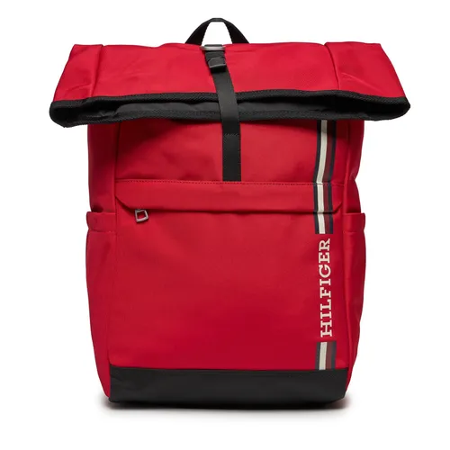 Rucksack Tommy Hilfiger Th Monotype Rolltop Backpack AM0AM11792 Primary Red XLG