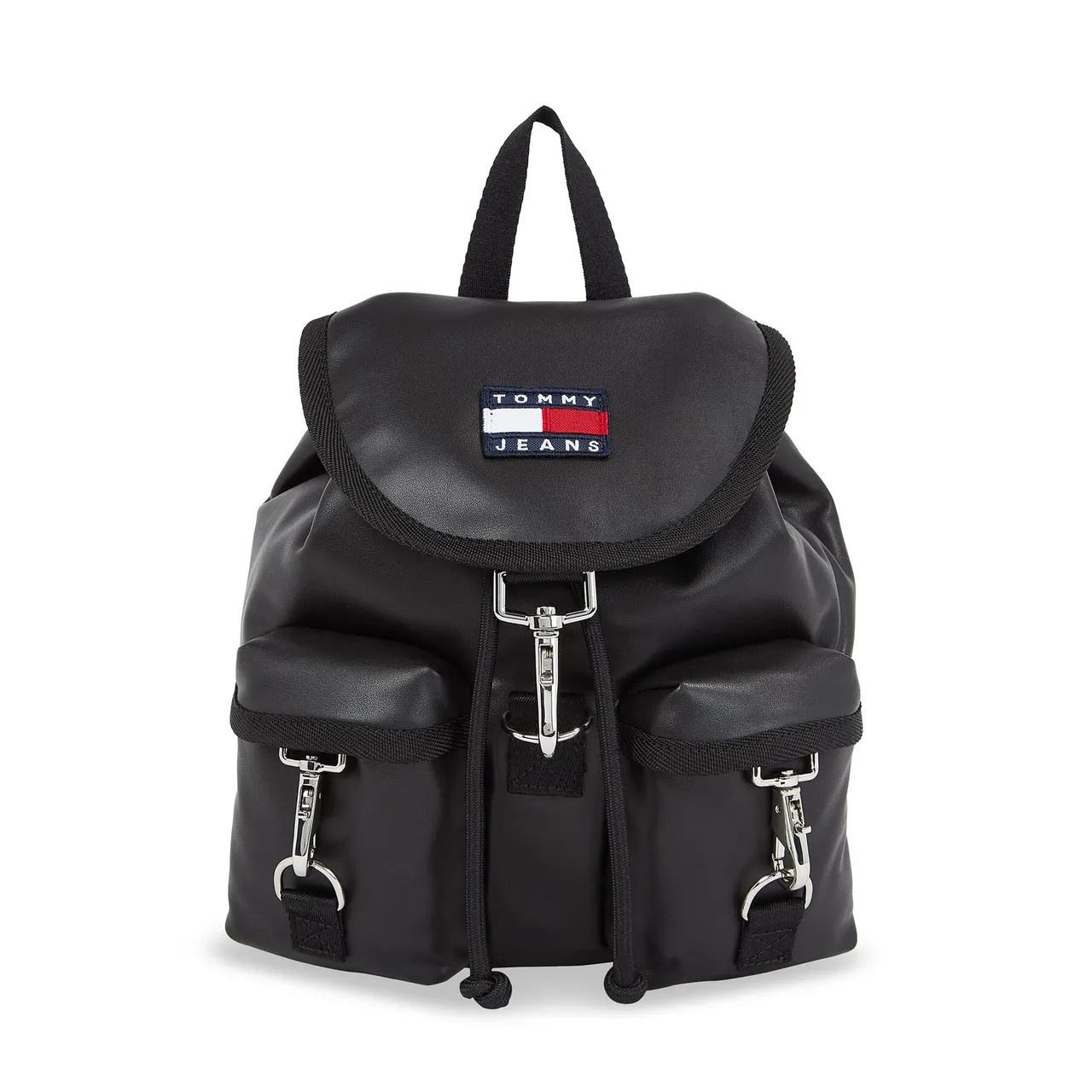Rucksack Tommy Jeans Tjw Heritage Flap Backpack AW0AW15435 Black BDS