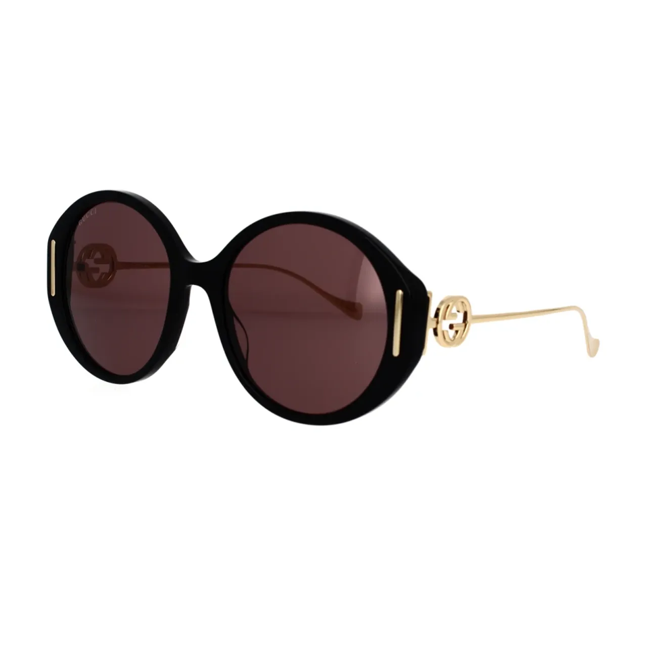Runde Oversized Sonnenbrille mit GG-Logo Gucci