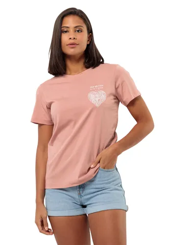 Rundhals T-Shirt DISCOVER HEART T W