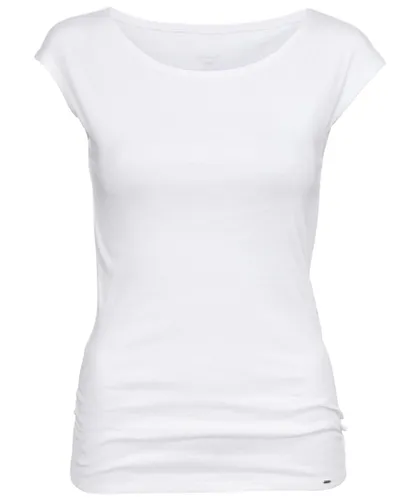 Rundhals T-Shirt T-Shirt, white
