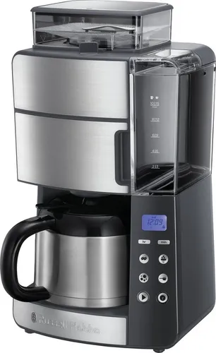 RUSSELL HOBBS Kaffeemaschine mit Mahlwerk Grind & Brew 25620-56, 1,25l Kaffeekanne, Papierfilter 1x4, mit Thermokanne