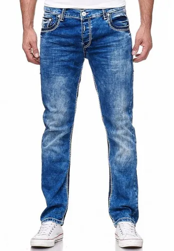 Rusty Neal Straight-Jeans LEVIN 4 im klassischen 5-Pocket-Stil