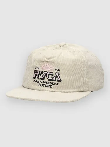 RVCA Type Set Cord Snapback Cap silver bleach