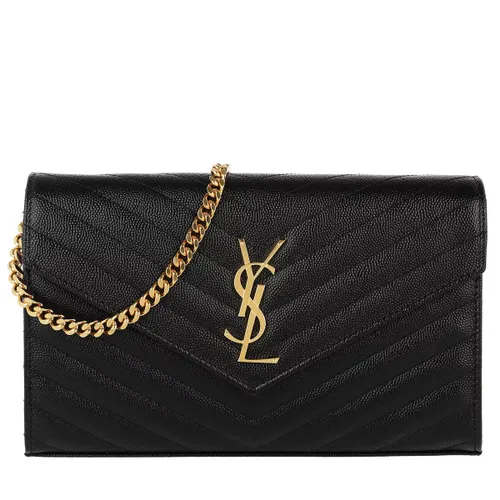 Saint Laurent Crossbody Bags - Ysl Chain Wallet Monogram - Gr. unisize - in Schwarz - für Damen